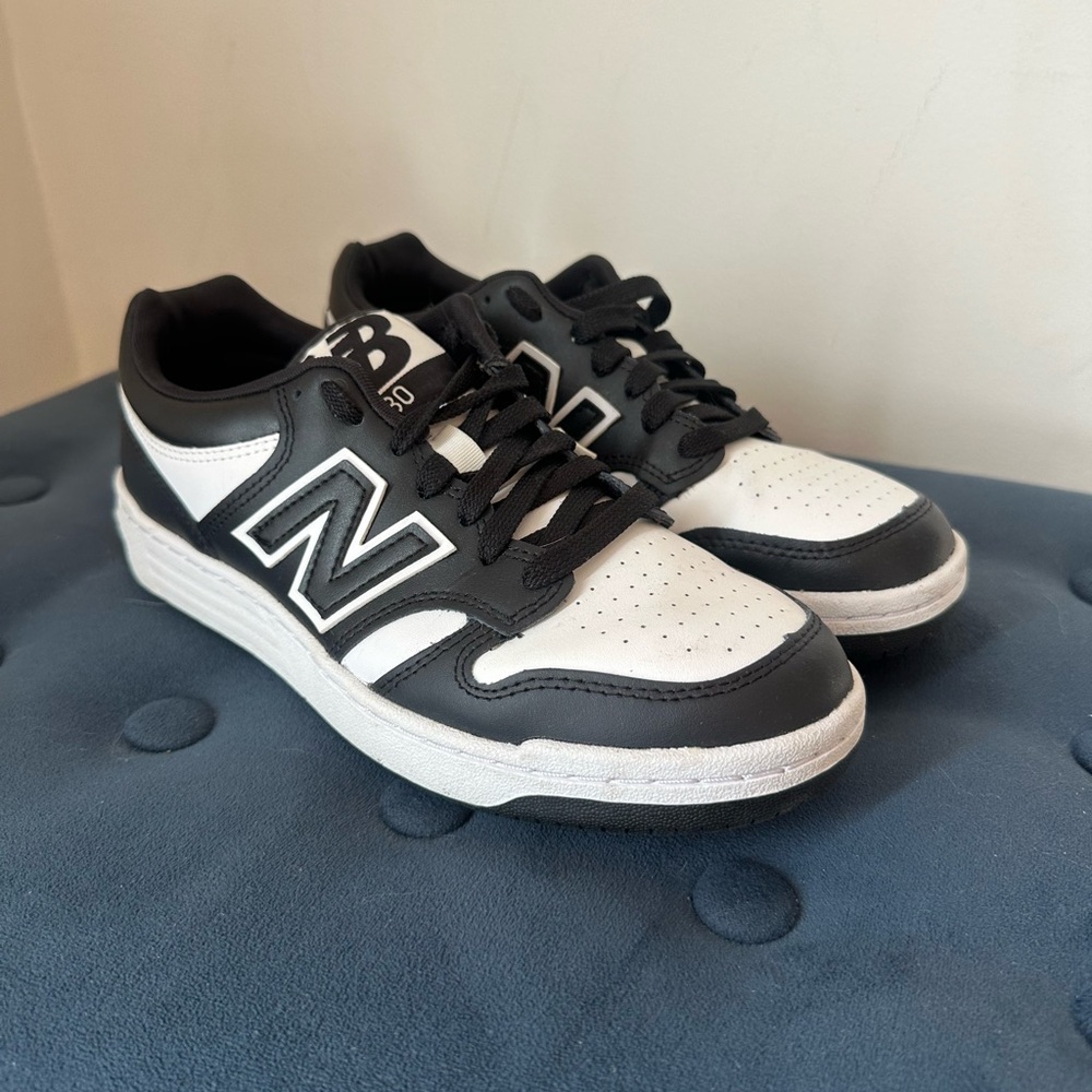 New Balance 480 in Black and White - Picture 2 of 5